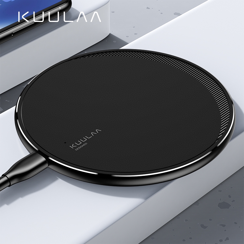 ★Electron KUULAA Qi Wireless Charger For iPhone 11 Pro 8 X XR XS Max 10W Fast Wireless Charging for Samsung S10 S9 S8 USB Charger ★Electron