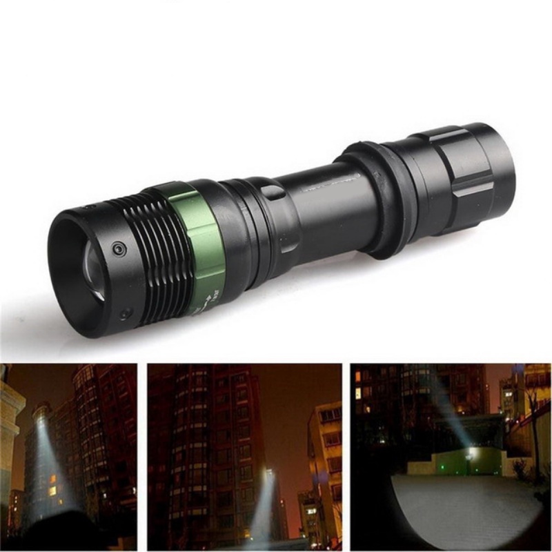 Ultrafire CREE XM-L T6 Zoomable 5000 Lumen Tactical LED Flashlight Torch Lamp