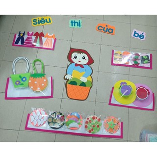 Góc Mầm non - Góc Siêu thị của bé