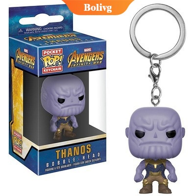 Funko Pop Móc Khóa Hình Nhân Vật Siêu Anh Hùng Avengers