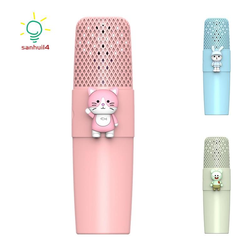 Micro Bluetooth Không Dây Mini K9 Màu Hồng Cho Bé