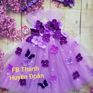 Váy tutu tím nhạt CTC
