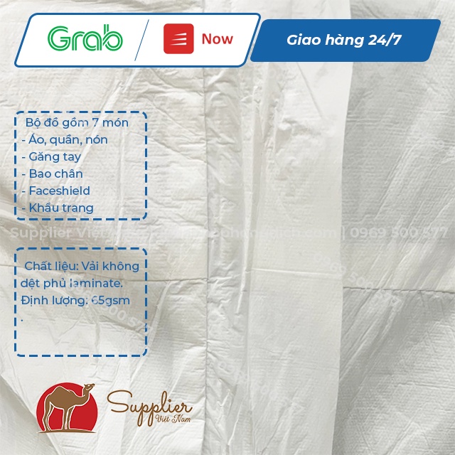 BỘ ĐỒ BẢO HỘ CHUẨN Y TẾ PHÒNG DỊCH CẤP ĐỘ 3 - PHỦ LAMINATE LEVEL 3