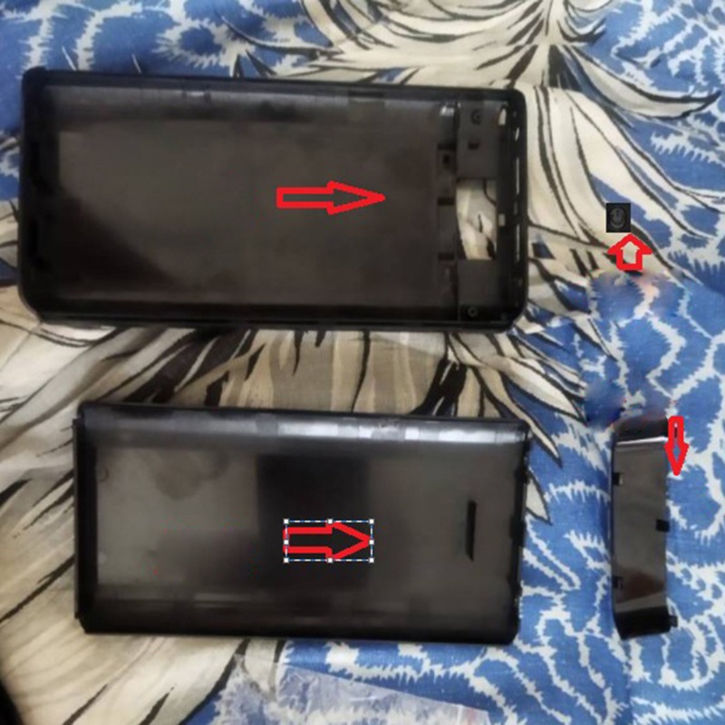 Vỏ hộp sạc dự phòng bằng nhựa cứng có màn hình LCD DIY