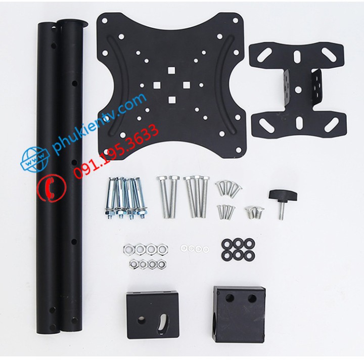 Giá Treo Tivi Thả Trần Xoay 360 Độ 24 - 43 Inch - Hàng Nhập Khẩu Model: DJ01