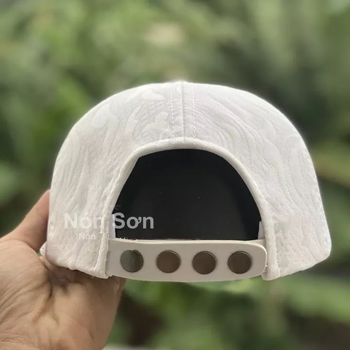 Nón Sơn Snapback - Nón Hiphop Nón Sơn - Nón Snapback Nón Sơn - Mũ snapback hiphop nam nữ NÓN SƠN chính hãng Màu Trắng