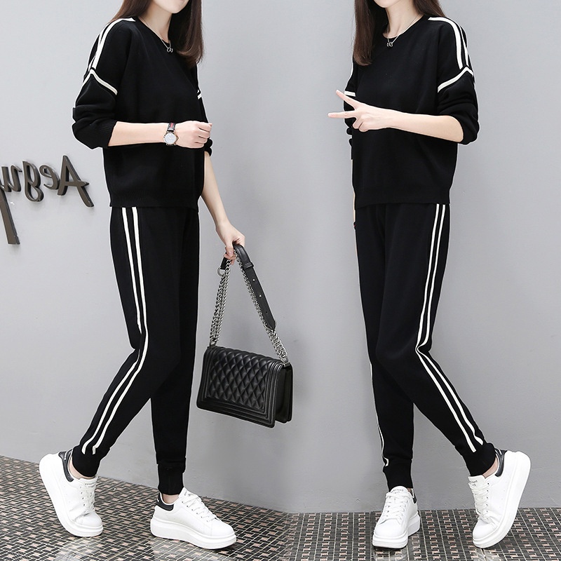 Bộ Quần áo thu đông nam nữ UNIFUN mã "KC-P" dáng thể dục thể thao hàn quốc đẹp bao gồm áo khoác hoodie và quần jogger