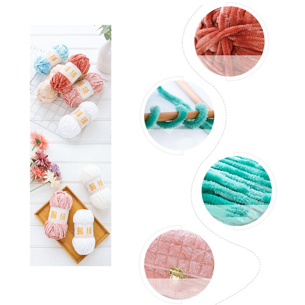 Cuộn Len Sợi Polyester Mềm Mịn 100g