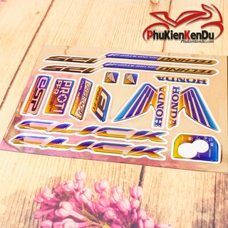 TEM CROM CHỮ NỔI CHO XE CLICK [TẶNG KÈM 1 TEM STICK]