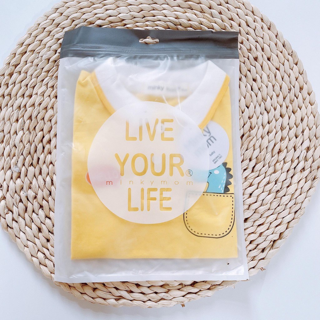(8-18kg) Áo polo in túi họa tiết động vật vải cotton cho bé - MINKY MOM