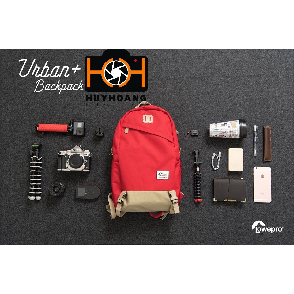 Balo Lowepro Urban Backpack Red