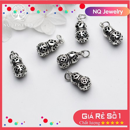 Charm bạc hình hồ lô mặt treo - NQ Jewelry