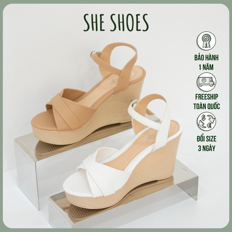 Giày sandal đế xuồng 9p siêu xinh. ĐỘC QUYỀN BỞI SHE SHOES