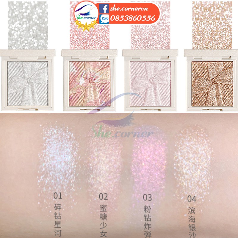 Bảng phấn bắt sáng NOVO 5347 nhỏ gọn tiện dụng 4g | BigBuy360 - bigbuy360.vn