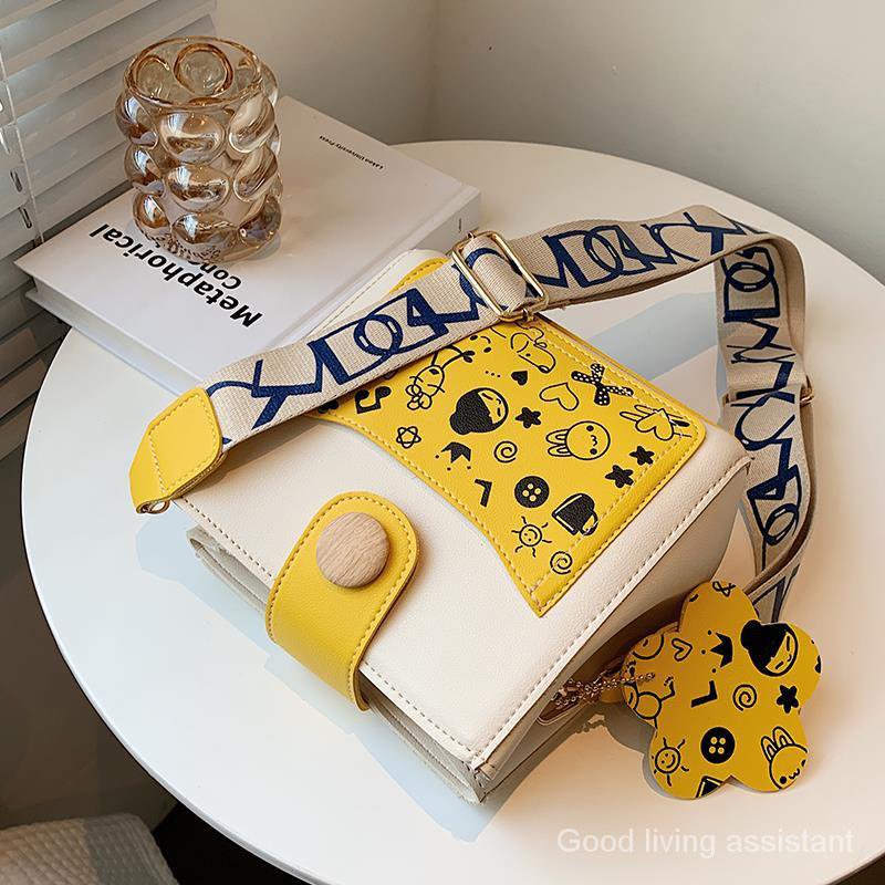 Graffiti Crossbody Bucket Bags Summer Fashion 2022 New For Women