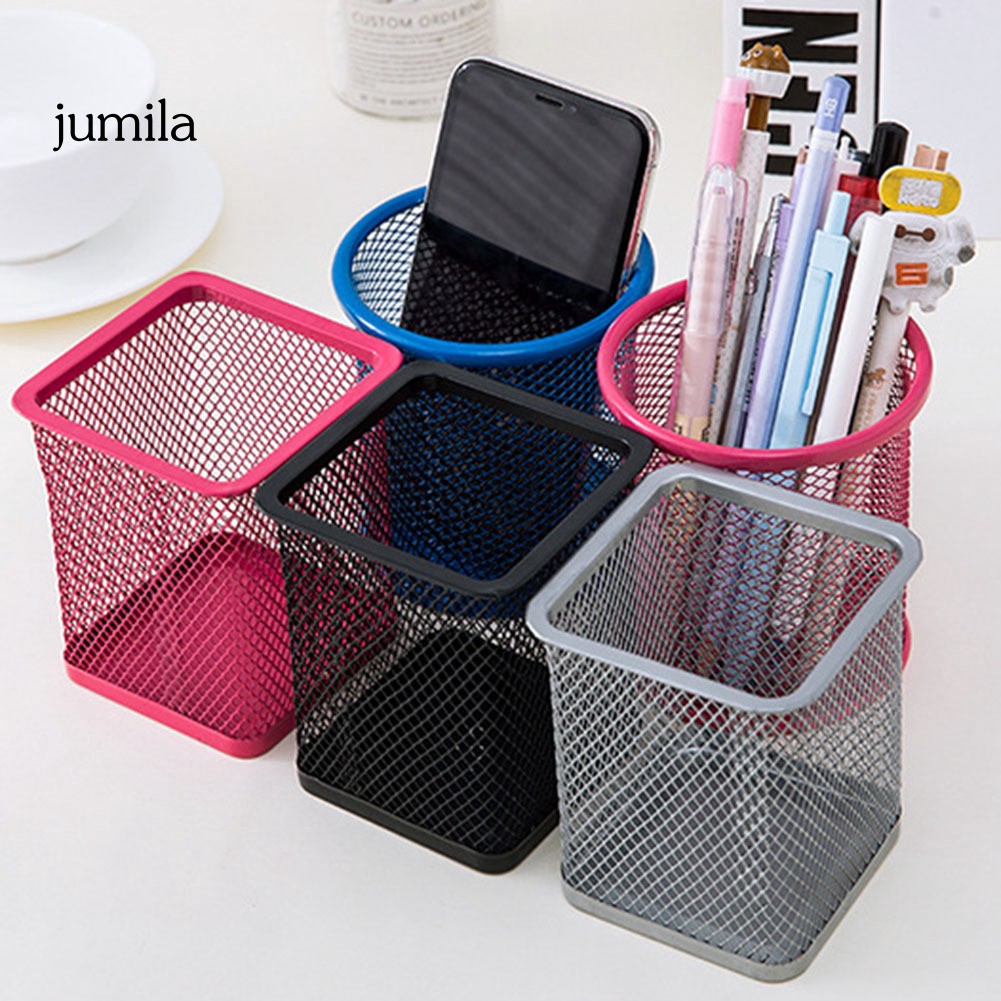 Ống cắm bút bằng kim loại tiện dụng