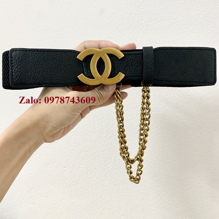 Đai váy nịt đầm kèm chain HOT 4cm