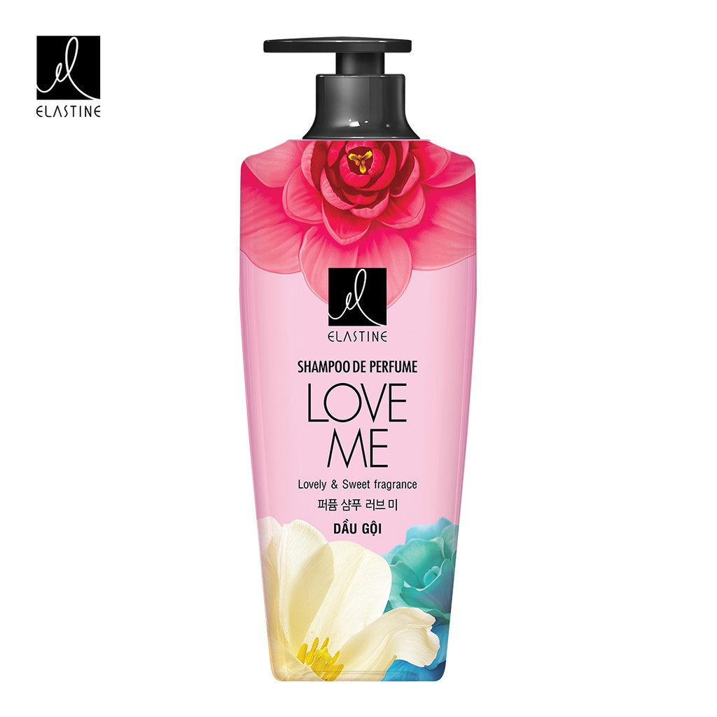 DầuGội Dầu Xả Nước Hoa Elastine De Perfume Love Me (600ml)