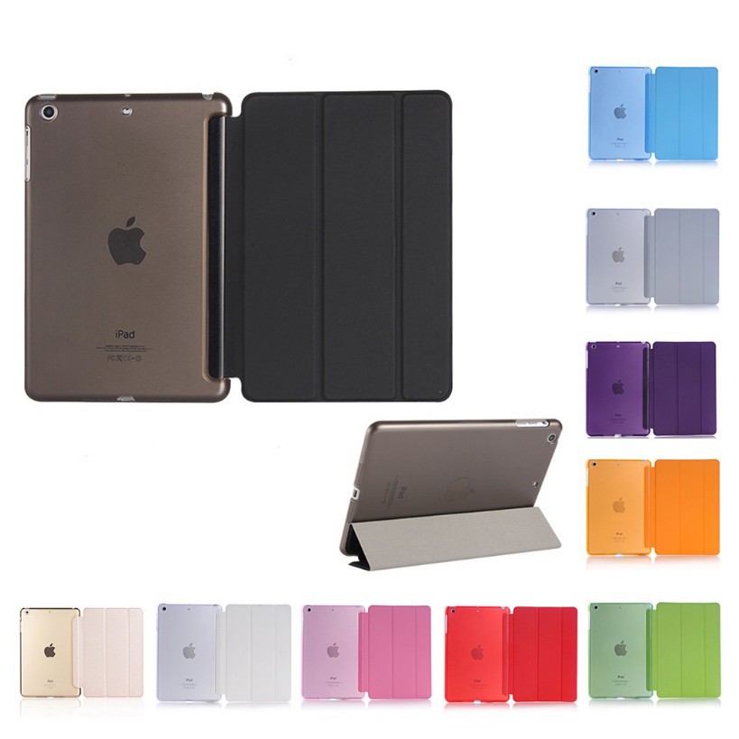 Ốp Lưng 3 Gập Kiêm Đế Chống Siêu Mỏng Dành Cho iPad 2/3/4 iPad 5/Air 1 iPad 6/Air 2