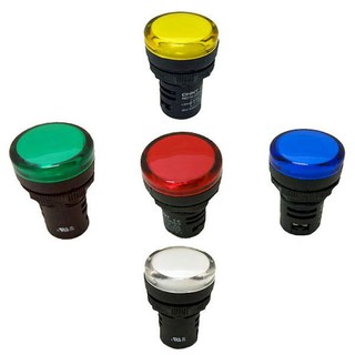Đèn báo pha phi 22mm ChinT ND16-22C/2(Đỏ, Vàng, Xanh lam, Xanh lục)