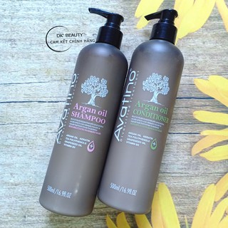 👌 Dầu Gội Xả Avatino Tinh Dầu Argan Phục Hồi Bổ Sung Dưỡng Chất Cho Tóc 500ml