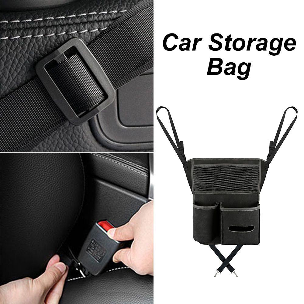 JONYE Hộp Đựng Khăn Giấy Bằng Da Lộn Thông Dụng Sắp Xếp Gọn Gàng Cho Ghế Sau Xe Hơi