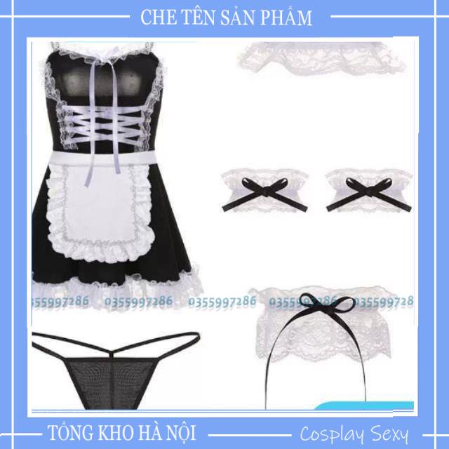 Bộ Đồ Ngủ Sexy, Váy Ngủ Cosplay Hầu Gái Gợi Cảm Mã HG905 - Cô Giúp Việc Đảm Đang | BigBuy360 - bigbuy360.vn
