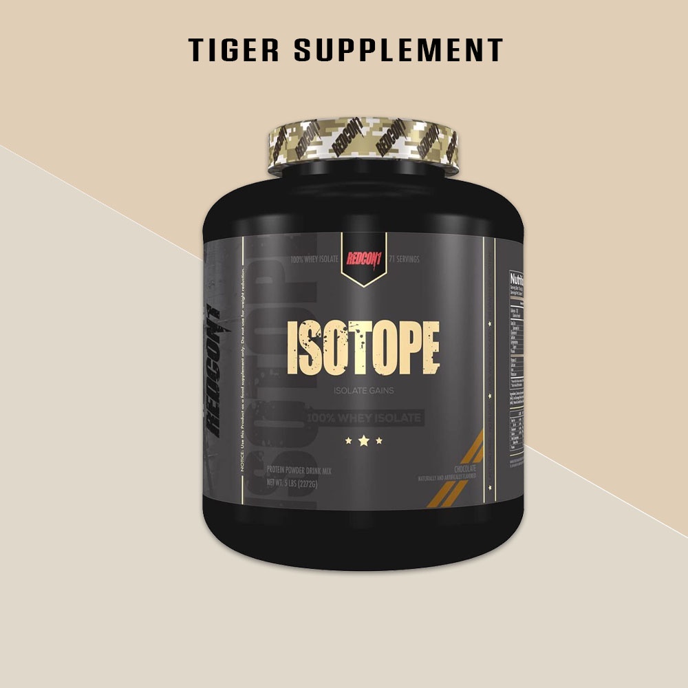 WHEY ISOTOPE 100% ISOLATE REDCON 1 - SỮA WHEY PROTEIN TĂNG CƠ BẮP 5LBS ISOTOPE
