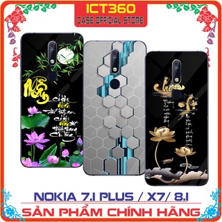 Ốp lưng kính nokia 7.1 plus / x7/ 8.1 - nhận in ảnh theo yêu cầu