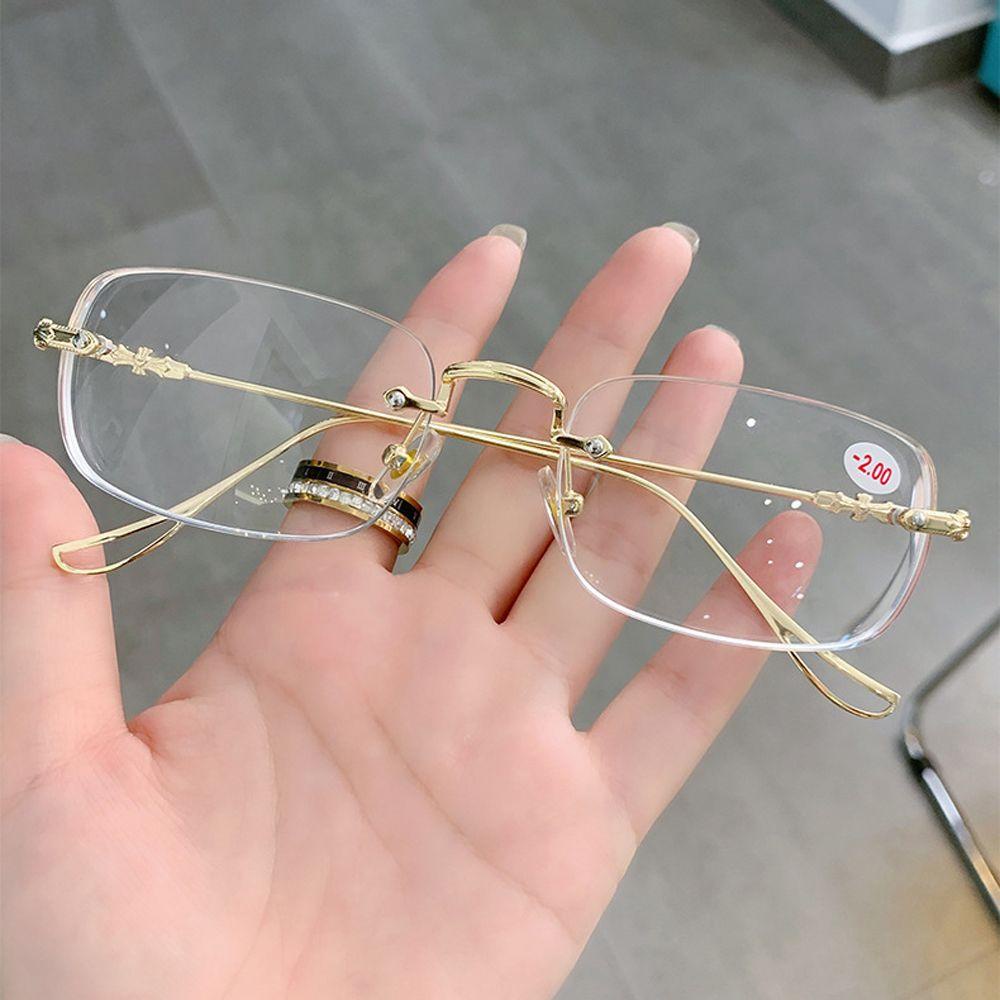 Mắt Kính Gọng Vuông Kim Loại Chống Bức Xạ Ánh Sáng Xanh Chống Ánh Sáng Xanh Phong Cách Vintage Dành Cho Máy Tính