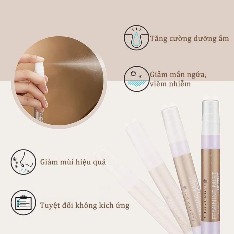 XỊT KHỬ MÙI VÙNG KÍN FEMININE MIST JILGYUNGYI HÀN QUỐC 9ML