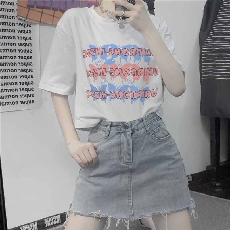 Áo Croptop nữ tay lỡ Yinxx, croptop freesize form rộng CRT01