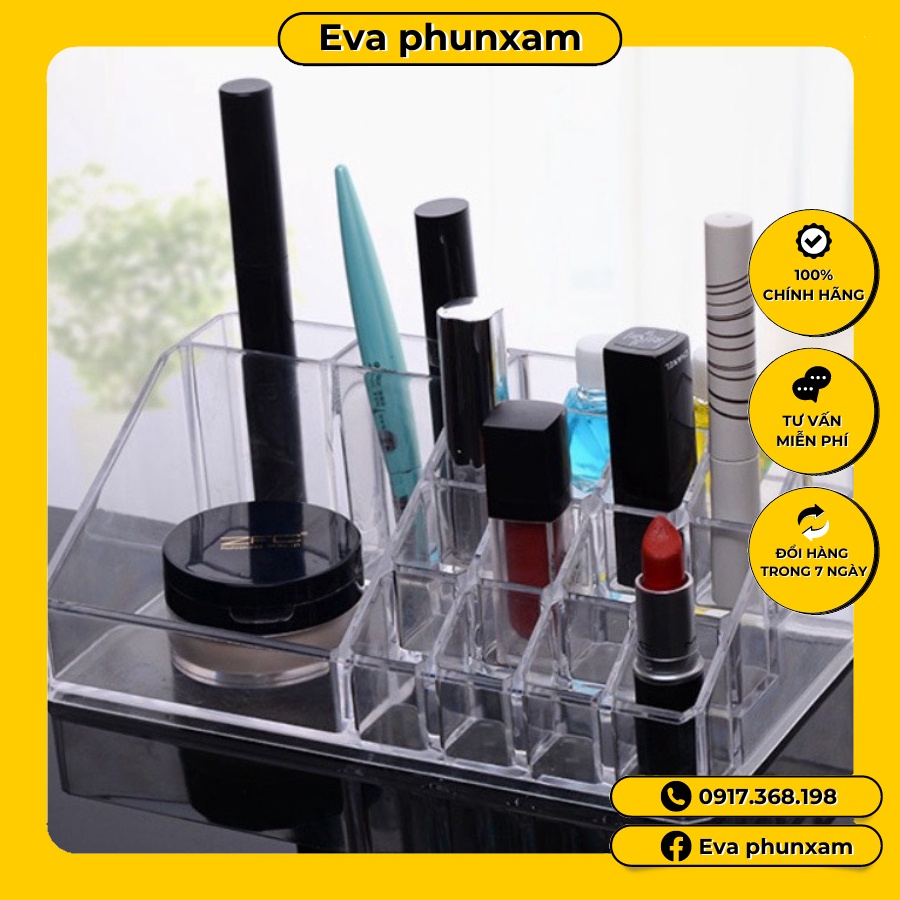 Khay Son Trong Suốt / Kệ Mỹ Phẩm Trong Suốt .Khay Son Meka