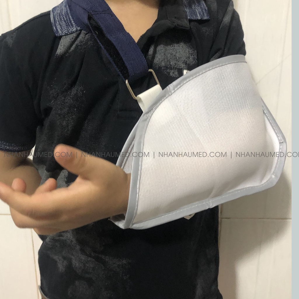 Túi Treo Tay Vải Size Nhỏ Cho Bé, Túi Treo Tay Lưới Thoáng Khí Hỗ Trợ Cố Định Tay Cho Bé