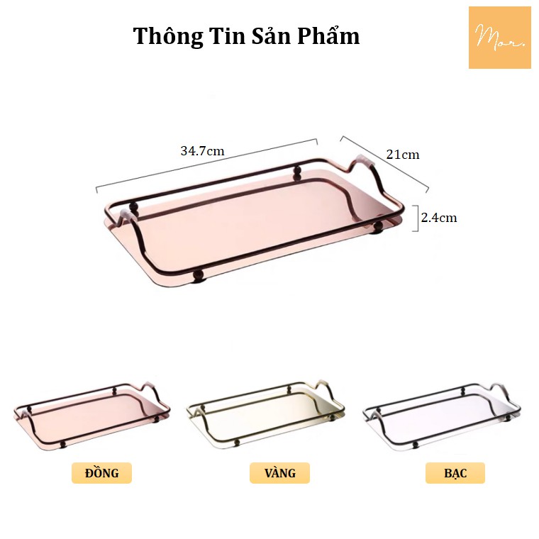 Khay inox tráng gương cao cấp