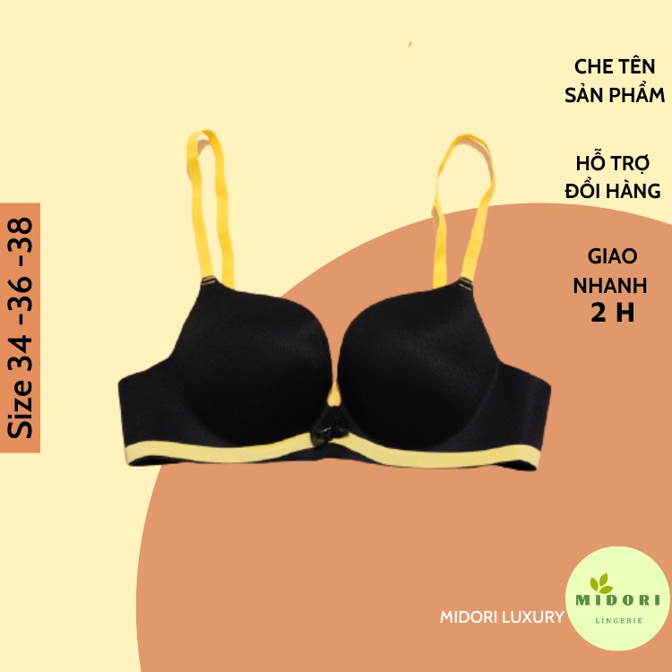 Áo lót su đúc không gọng nâng ngực nhẹ chất thông hơi thoáng khí đệm dày thiết kế tinh tế XP028