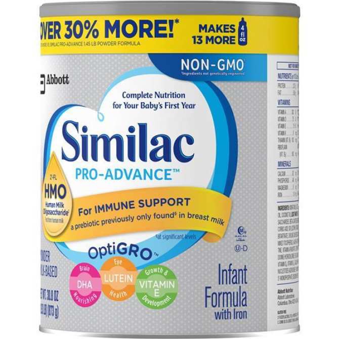 Sữa Similac Pro Advance Non Gmo - Hmo cho bé từ 0 đến 12 tháng tuổi