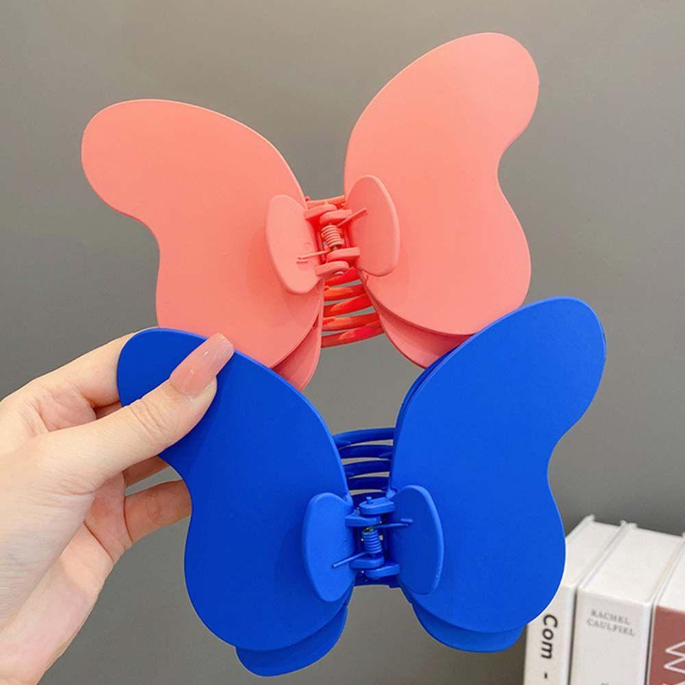 Kẹp Tóc Nữ Màu Trơn Cỡ Lớn Thời Trang Thanh Lịch WMES15H