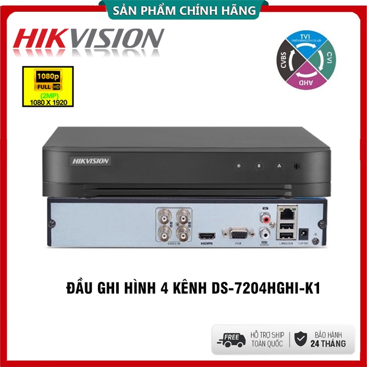 Đầu ghi hình Camera giám sát Hikvision 4 kênh | 8 Kênh | 16 Kênh 2.0mp | Hiviz Pro 4, 8,16 kênh 5.0MP - Chính Hãng