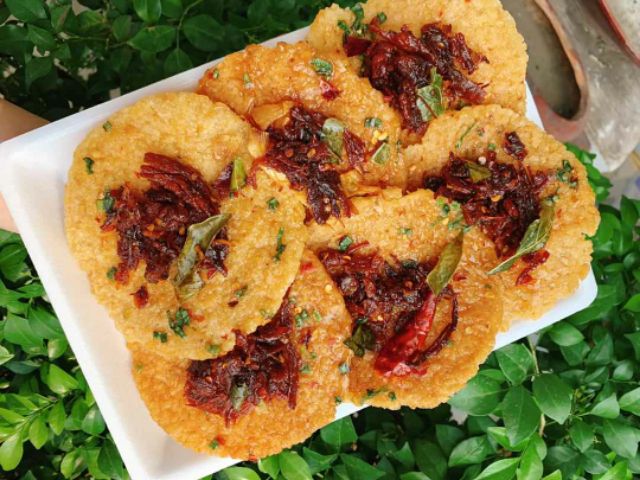 500gr cơm cháy bò đập lá chanh