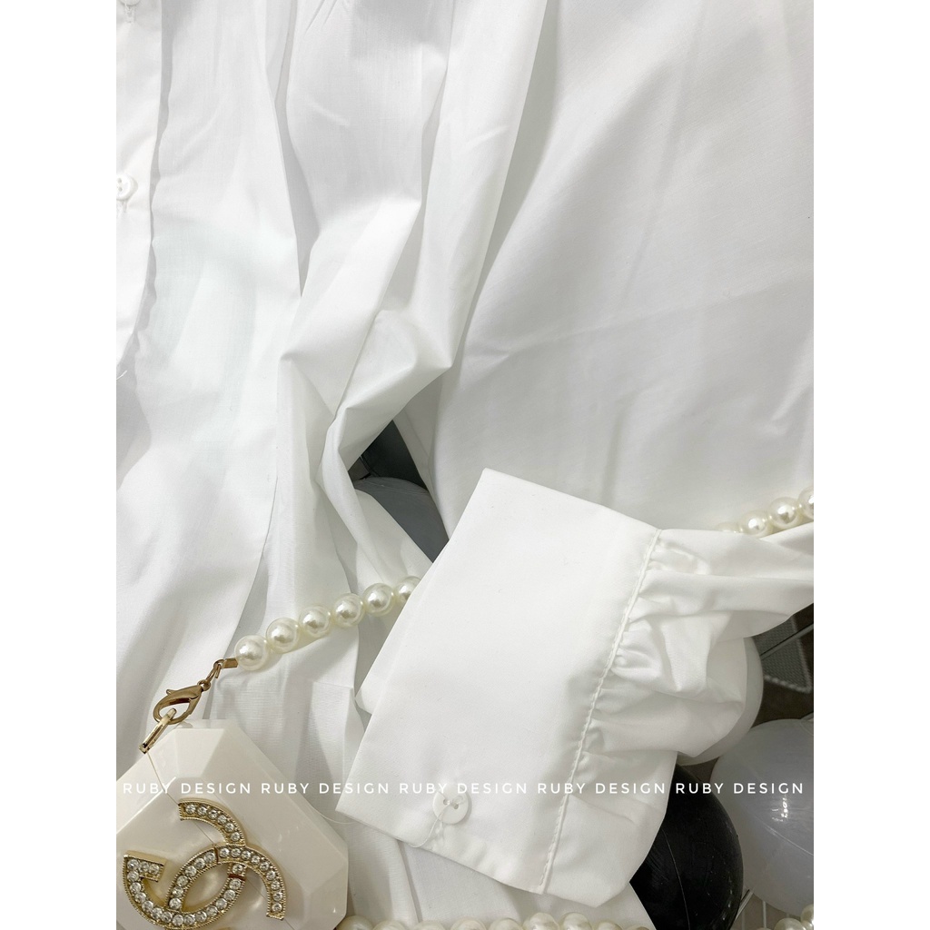 Áo sơ mi Peplum xinh xắn
