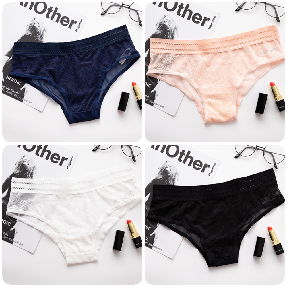 (BRA019) Quần lót nữ quần chíp nữ đồ lót gợi cảm sexy chất liệu ren cao cấp | BigBuy360 - bigbuy360.vn