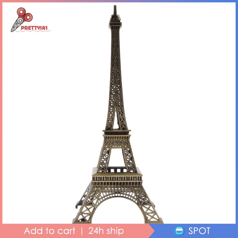 Mô Hình Tháp Eiffel Bằng Đồng 12 '' - 19 '' Trang Trí Bàn Tiệc