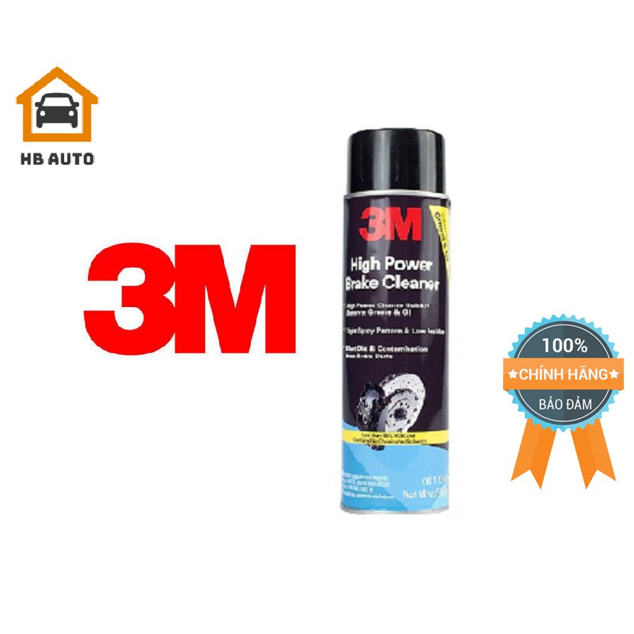 { TẨY RỬA THẮNG } Ô tô và xe máy 3M High Power Brak Cleaner – 08880 Tẩy sạch mảng bám ,dầu mỡ , rỉ sét và chống ô xi hóa