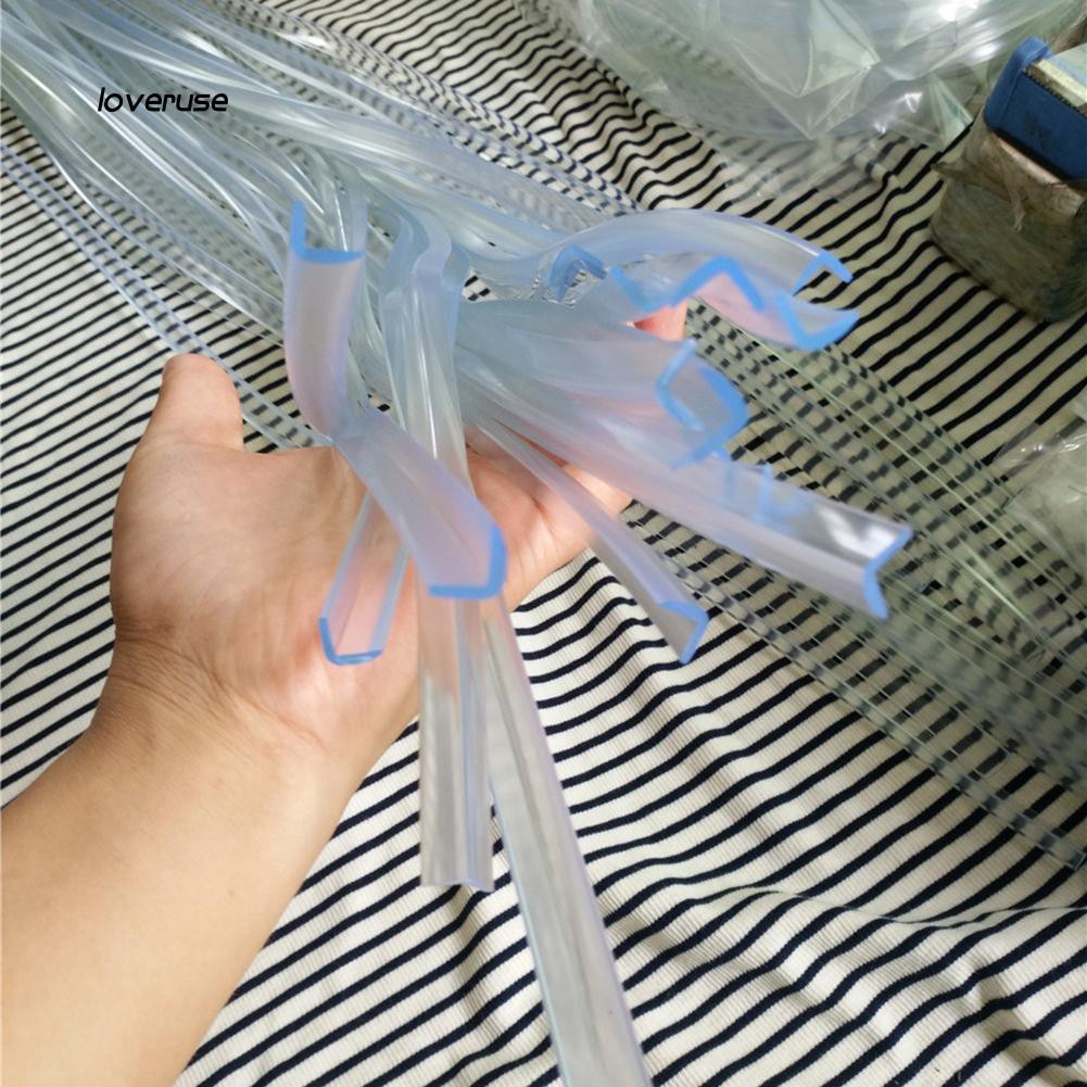 Dây viền silicon cho cạnh bàn ghế bảo vệ trẻ em kèm keo dán 2 mặt kích thước 100cm x 0.8cm