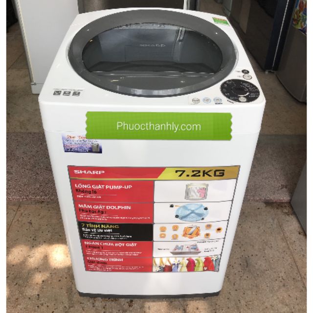 Máy giặt Sharp 7.2kg Qua sử dụng - Sản Phẩm Bảo hành 1 Năm tại Tp HCM ( Không Ship Tỉnh )