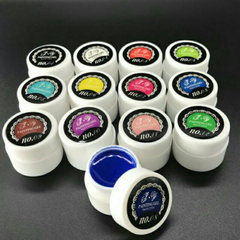 gel vẽ 12 màu