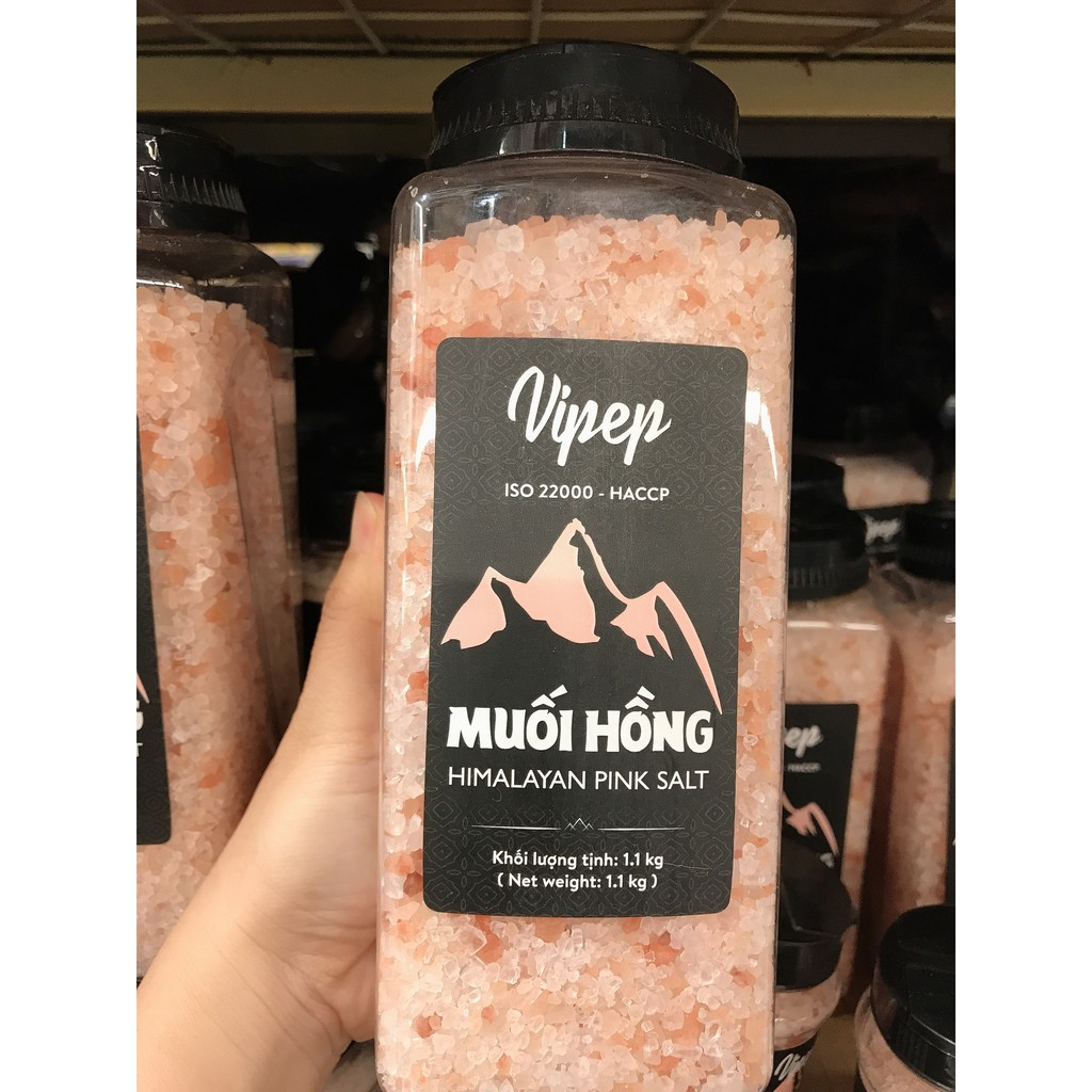 MUỐI HỒNG Himalaya (Nhập khẩu Pakistan) loại 1.1kg