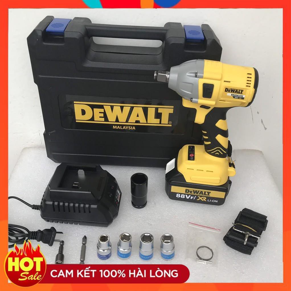 [Hàng Tốt] Máy siết bulong Dewalt không chổi than