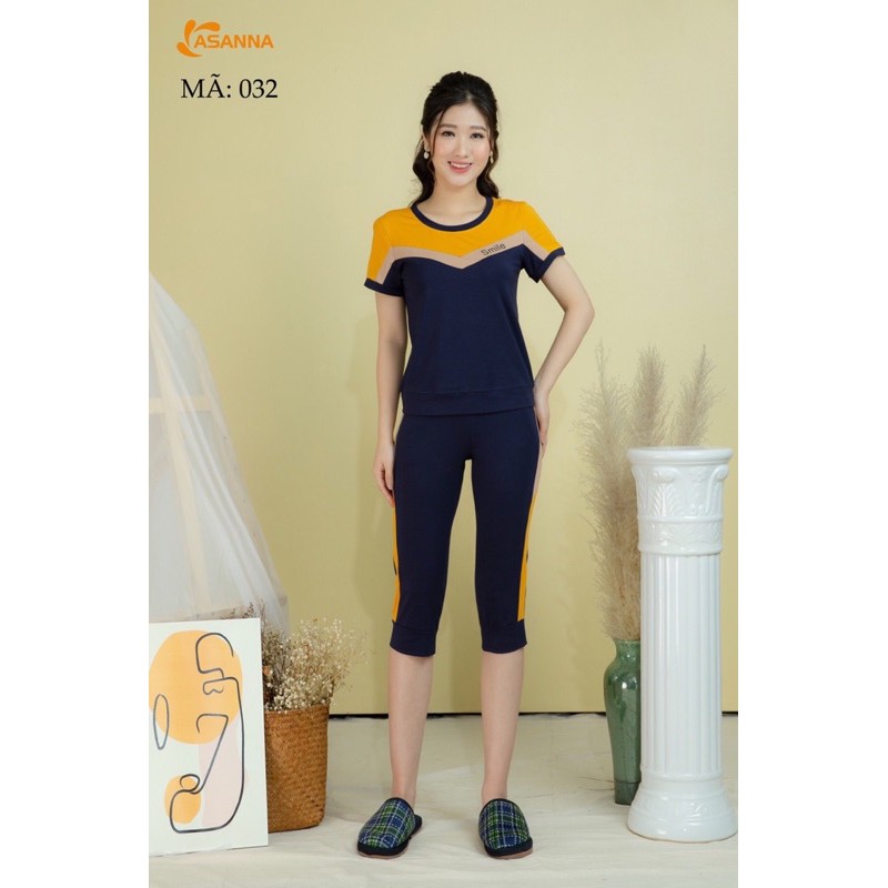 Bộ Nữ Cotton ASANNA Siêu Thoáng Mát, Co Dãn 4 Chiều [Mã 032] - Đang giảm giá | BigBuy360 - bigbuy360.vn